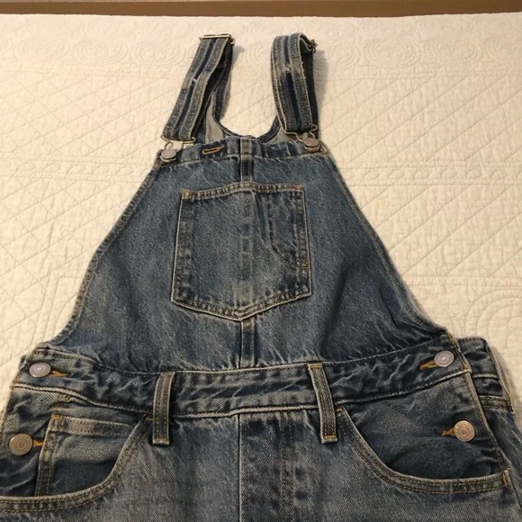Levi's Blue Denim Overalls - Picture 5 of 14